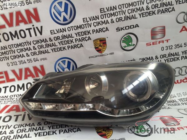 Volkswagen Golf 6 Xenon Sol Far Çıkma Orjinal Çıkma Yedek Parça