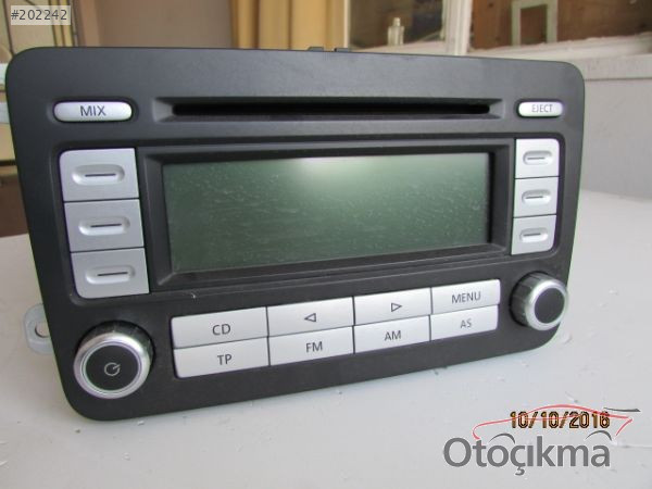 jetta 2006 1.6 dizel teyp cd çalar dijital ekranı
