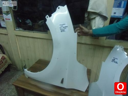 HYUNDAİ İ20 SOL ÇAMURLUK BEYAZ HATASIZ ORJİNAL ÇIKMA ADANA