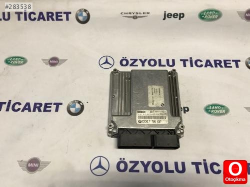 BMW 5 SERİSİ E60 3.0 DİESEL MOTOR BEYNİ DDE 7796637 ÖZYOLU 