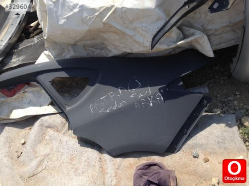 OPEL ASTRA J SEDAN ARKA ÇAMURLUK SIFIR ÇIKMA HAS OPEL ÇIKMA