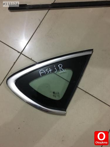 ORJİNAL OPEL-opel astra j sağ arka kelebek cam ORJİNAL OPEL 