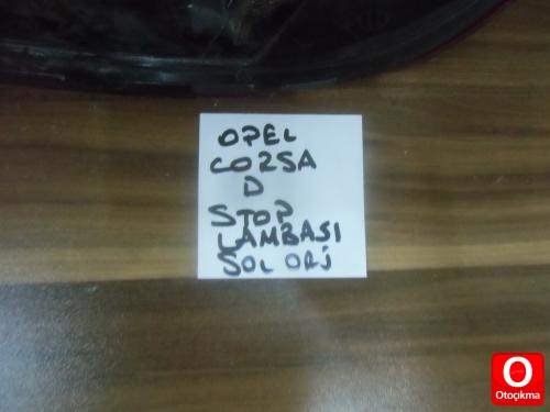 OPEL CORSA D STOP LAMBASI SOL 2007-2013 MODEL ORJİNAL
