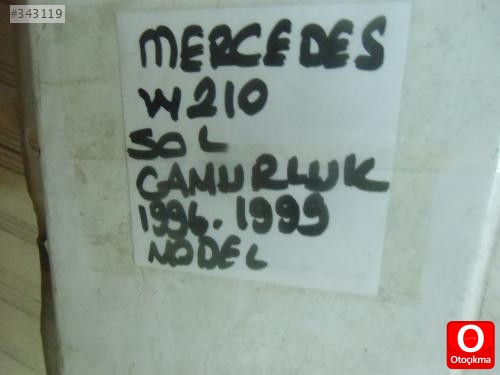 MERCEDES E SERİSİ SOL ÇAMURLUK 1996-1999 MODEL ORJİNAL