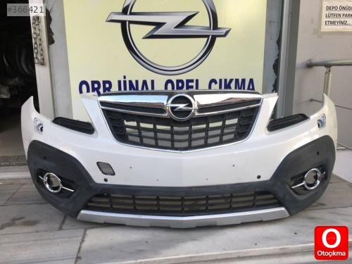 opel mokka ön tampon beyaz çıkma dolu  ORJİNAL OPEL ÇIKMA