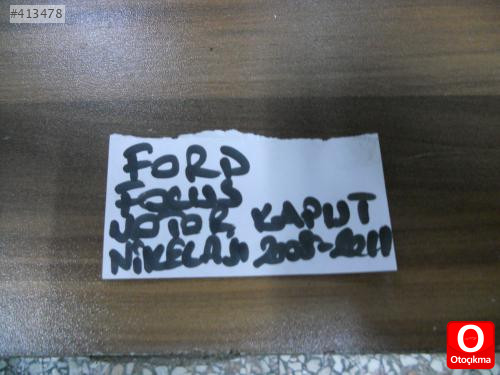 FORD FOCUS MOTOR KAPUTU NİKELAJI ORJİNAL 2008-2011 MODEL