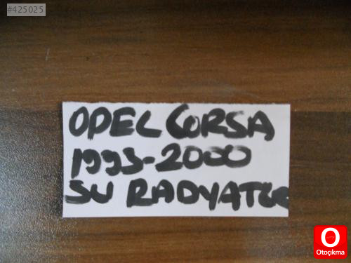 OPEL CORSA SU RADYATÖRÜ 1993-2000 MODEL ORJİNAL