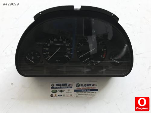 BMW E39 520 525 530 ÇIKMA ORJİNAL GÖSTERGE SAATİ