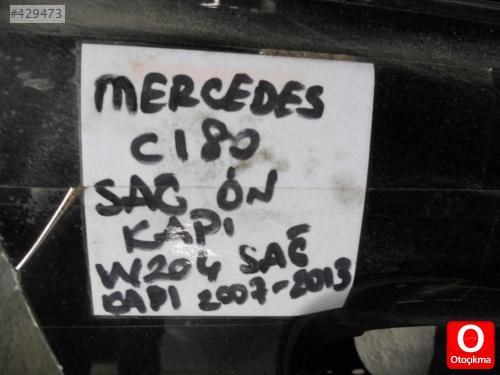 MERCEDES C180 SAĞ ÖN KAPI , MERCEDES W204 SAĞ ÖN KAPI ORJİNA
