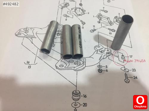 AUDI 200 ROTİLLİ KOL BURCU YATAĞI 2 ADET FİYATI