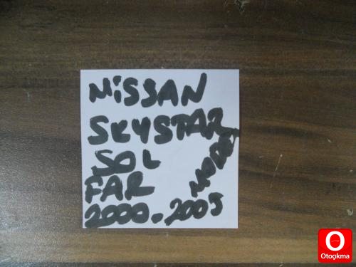 NİSSAN SKYSTAR SOL FAR ORJİNAL 2000-2006 MODEL