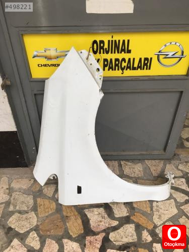 opel corsa d sağ ön çamurluk beyaz renk ORJİNAL OTO OPEL