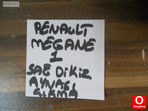 RENAULT MEGANE 1 SAĞ ÖN KAPI AYNASI MANUEL ORJİNAL ÇIKMA