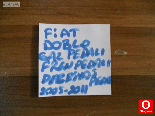 FİAT DOBLO DEBRİYAJ PEDALI ORJİNAL ÇIKMA 2000-2005 MODEL