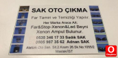 Oto Çıkma Parça / Renault / Megane / Far & Stop / Sis Farı / Çıkma Parça 