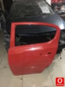 opel corsa e sol arka kapı kırmızı renk ORJİNAL CHEVROLET 
