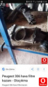 Pejo 306 çıkma hava filitre kazı