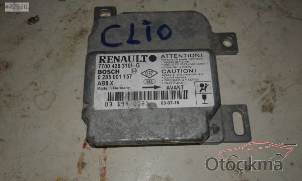 Renault clio airbag beyni