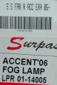 Oto Çıkma Parça / Hyundai / Accent / Far & Stop / Sis Farı / Sıfır Parça 