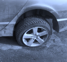 2011 HONDA CİVİC ÇIKMA SOL ARKA JANT LASTİK.
