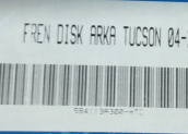Oto Çıkma Parça / Hyundai / Tucson / Fren / Fren Disk Ayna / Sıfır Parça 
