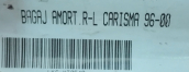Oto Çıkma Parça / Mitsubishi / Carisma / Alt Takım / Amortisör / Sıfır Parça 