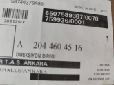 Oto Çıkma Parça / Mercedes / C Serisi / Direksiyon / Direksiyon Kutusu / Çıkma Parça 