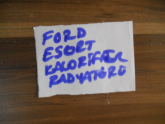 Oto Çıkma Parça / Ford / Escort / Radyatör / Kalorifer Radyatörü / Çıkma Parça 