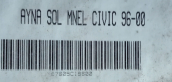 Oto Çıkma Parça / Honda / Civic / Ayna / Sol Dış Ayna / Sıfır Parça 