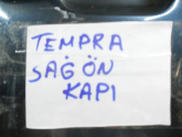 Oto Çıkma Parça / Fiat / Tipo / Kaporta & Karoser / Sağ Ön Kapı / Çıkma Parça 