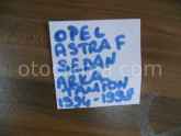 OPEL ASTRA F  ARKA TAMPON SERDAN 1994-1998 MODEL