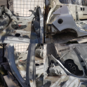 Opel Corsa D sağ sol arka çamurluk ve orta direkler
