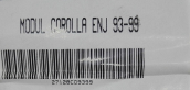 Oto Çıkma Parça / Toyota / Corolla / Beyin / Ateşleme Beyni / Sıfır Parça 