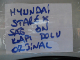 Oto Çıkma Parça / Hyundai / Starex / Kaporta & Karoser / Sol Ön Kapı / Çıkma Parça 