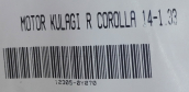 Oto Çıkma Parça / Toyota / Corolla / Motor / Takozu & Kulağı / Sıfır Parça 