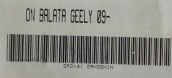 Oto Çıkma Parça / Geely / Emgrand / Fren / Fren Balatası / Sıfır Parça 