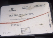 Oto Çıkma Parça / Volkswagen / Jetta / Koltuk & Döşeme / İç Trim / Çıkma Parça 