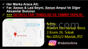 Oto Çıkma Parça / Mercedes / C180 / Far & Stop / Far Beyni / Çıkma Parça 