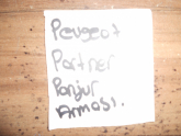 Oto Çıkma Parça / Peugeot / Partner / Kaporta & Karoser / Panjur / Çıkma Parça 