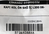Oto Çıkma Parça / Mitsubishi / L200 / Kaporta & Karoser / Dış Kapı Kolu / Sıfır Parça 