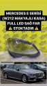 Oto Çıkma Parça / Mercedes / E Serisi / Far & Stop / Far Camı / Sıfır Parça 