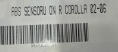 Oto Çıkma Parça / Toyota / Corolla / ABS / ABS Sensörü / Sıfır Parça 
