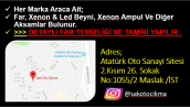Oto Çıkma Parça / Renault / Megane / Far & Stop / Far Beyni / Çıkma Parça 