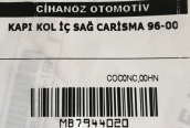 Oto Çıkma Parça / Mitsubishi / Carisma / Kaporta & Karoser / Dış Kapı Kolu / Sıfır Parça 