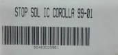 Oto Çıkma Parça / Toyota / Corolla / Far & Stop / Sol Arka Stop / Sıfır Parça 