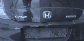2010 HONDA CR-Z ÇIKMA BAGAJ MARKA YAZISI.