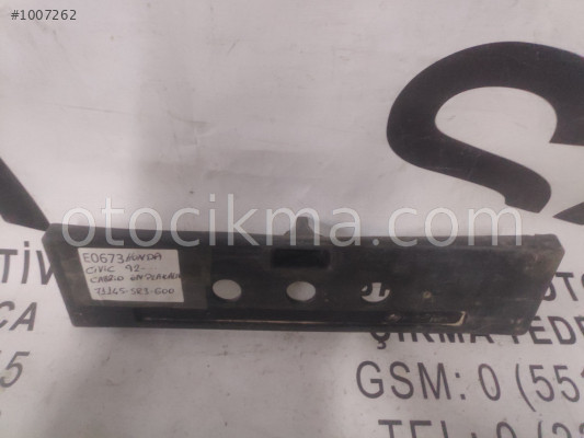 OEM; 71145sr3goo HONDA CABRİO CİVİC 92 ÖN PLAKALIK OEM; 7114