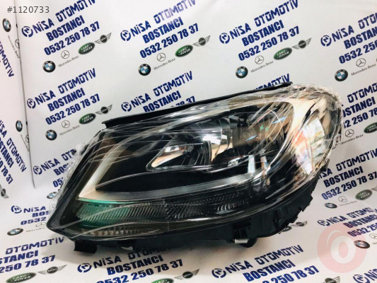 MERCEDES C SERİSİ W205 KASA MAKYAJSIZ SOL HALOJEN FAR A