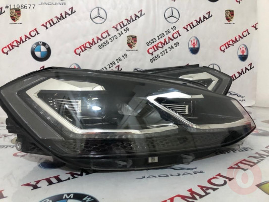 Volkswagen golf 7.5 sağ Led far çıkma yedek parça