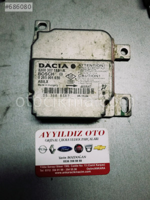 DACİA LOGAN AİRBAG BEYNİ 8200307188 0285001650